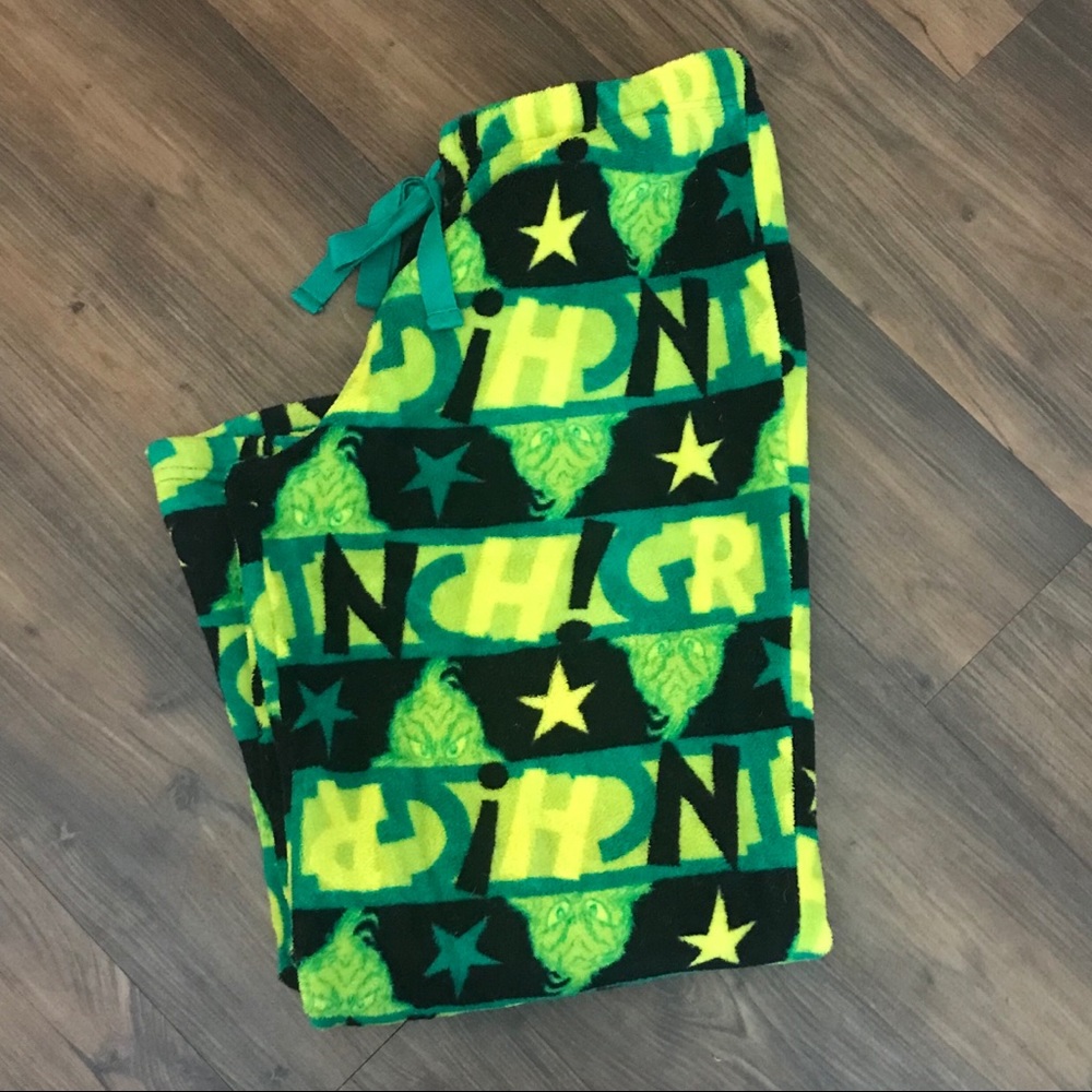 🎅 The Grinch Fleece Pajama Pants Size Large